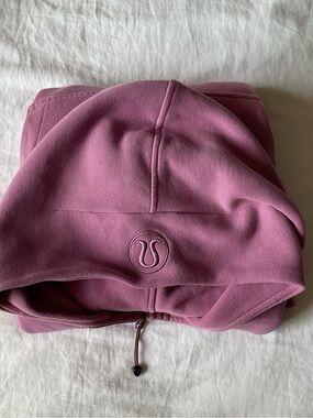 lululemon athletica mauve/pink zip-up hoodie